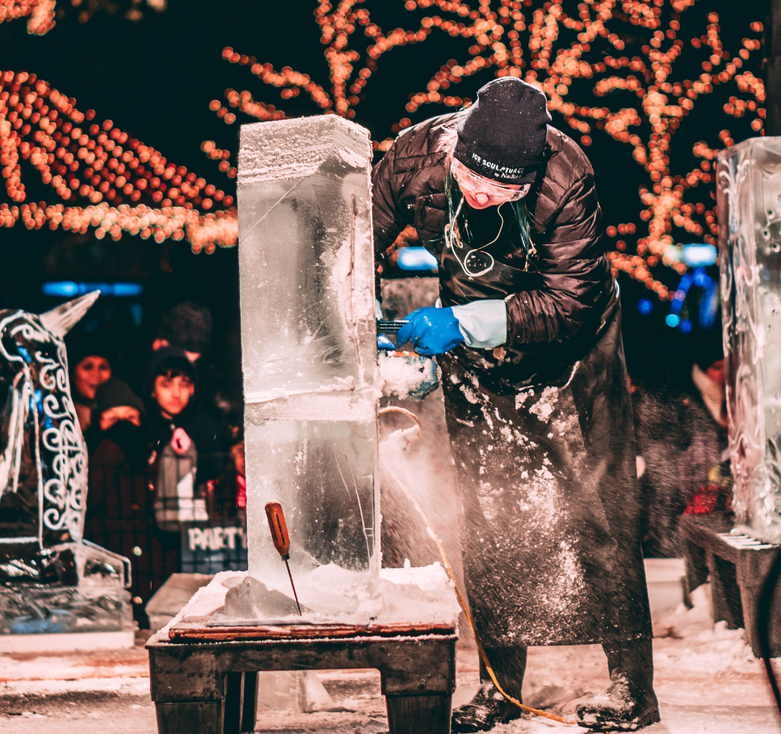 ice sculpting ijssculpturen ice sculptures teambuilding in de winter winterse teambuilding